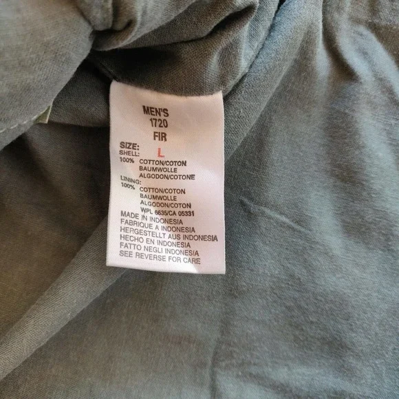 Woolrich Classic Men's Utility Vest Full Zip Size Large Fishing Pockets Green - Picture 5 of 6